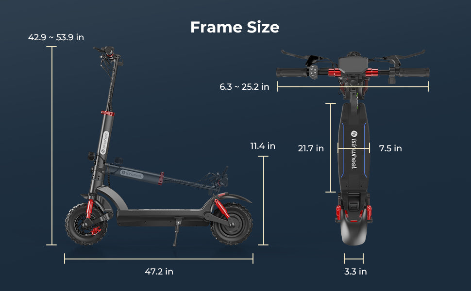 isinwheel GT2 (48V) 1000w Off Road Electric Scooter