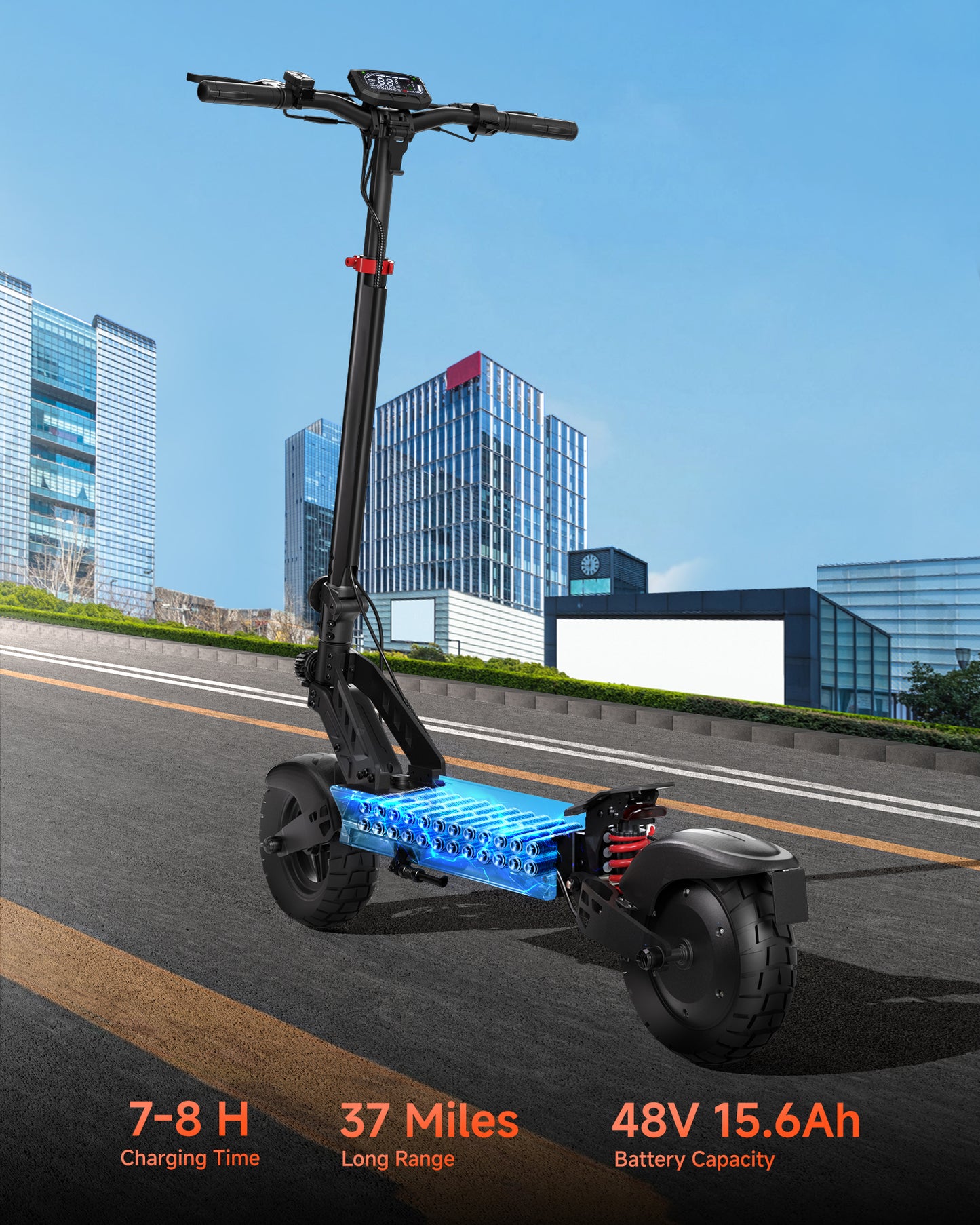 Circooter Landturbo Pro (48V) 1250w Multi-Purpose Electric Scooter
