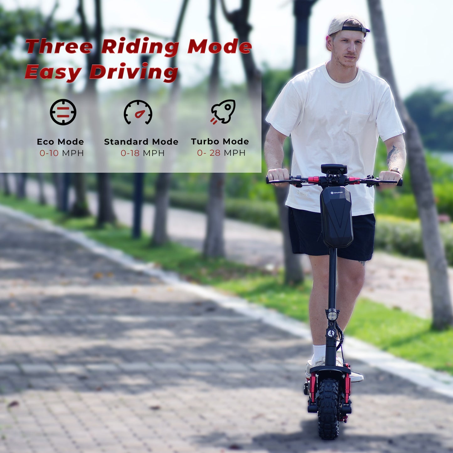 isinwheel GT2 (48V) 1000w Off Road Electric Scooter