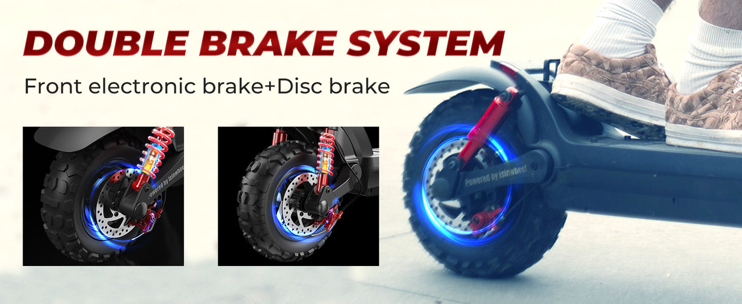 isinwheel GT2 (48V) 1000w Off Road Electric Scooter