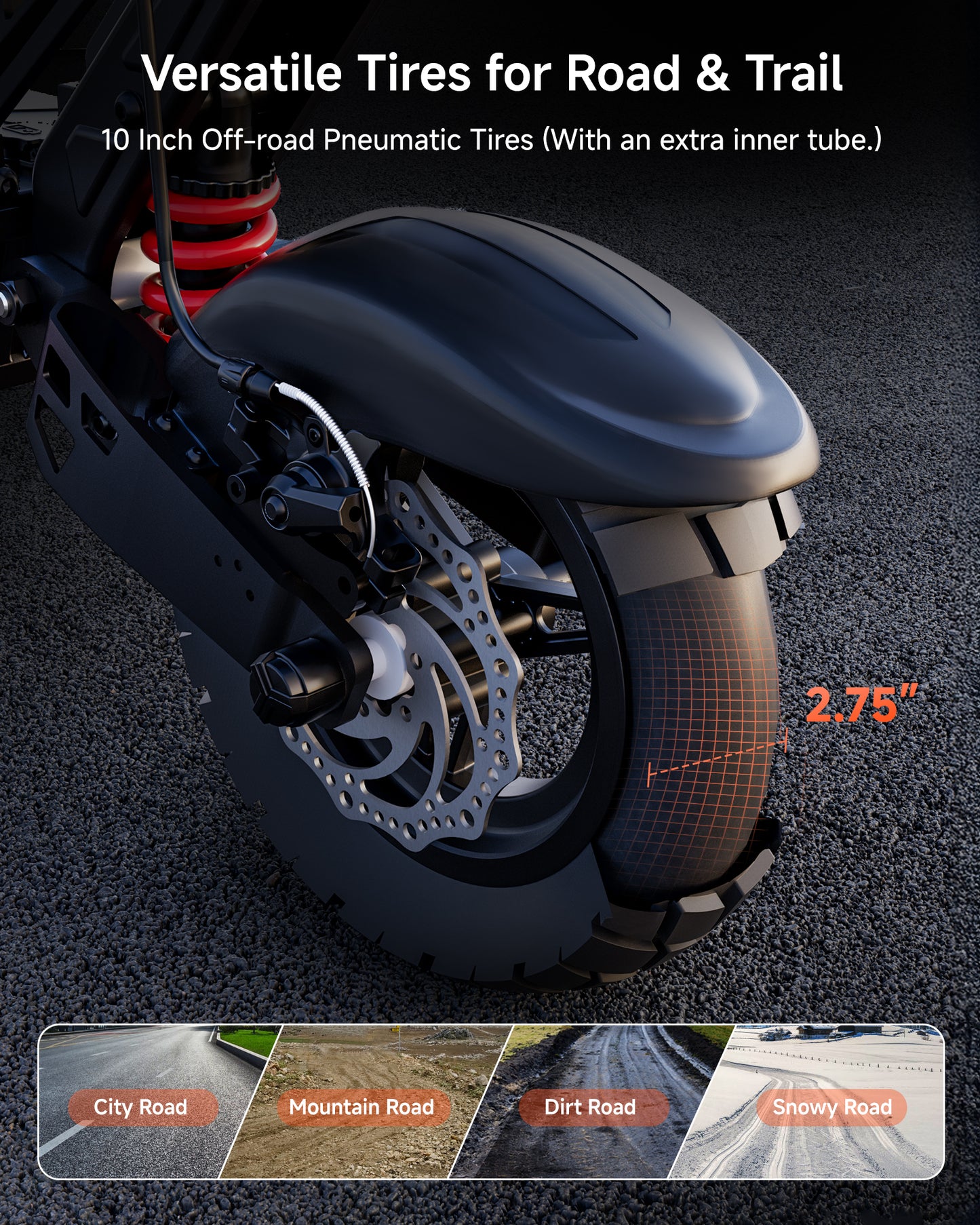 Circooter Landturbo Pro (48V) 1250w Multi-Purpose Electric Scooter