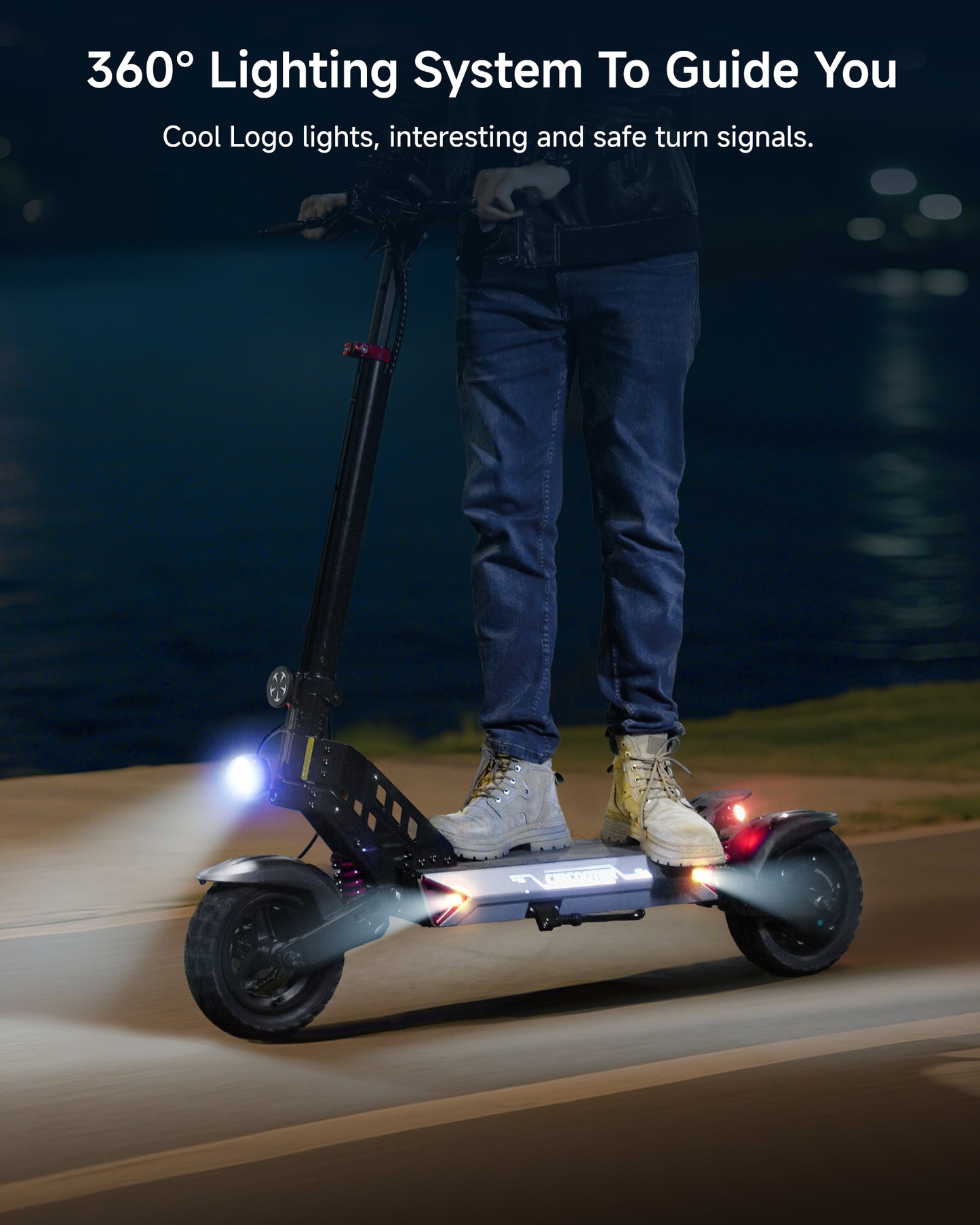 Circooter Landturbo Pro (48V) 1250w Multi-Purpose Electric Scooter