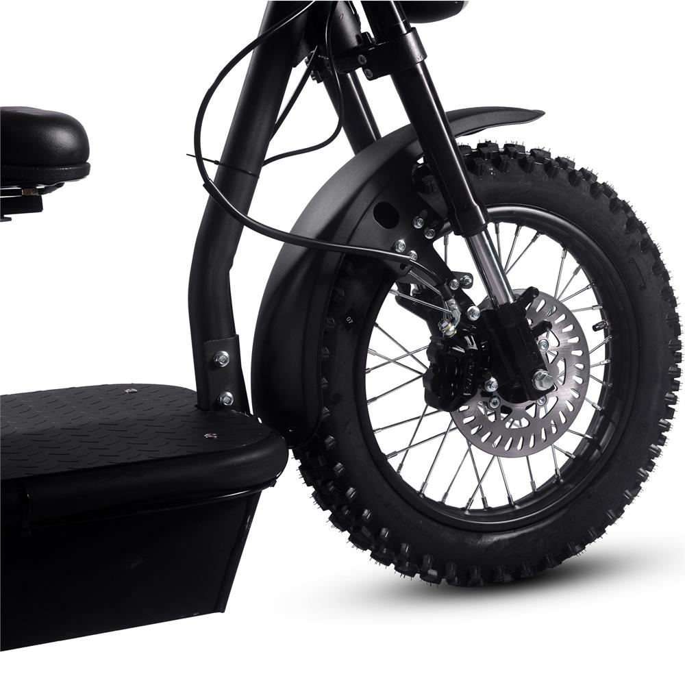 MotoTec (60V) 1800w Black Multi-Purpose Electric Trike