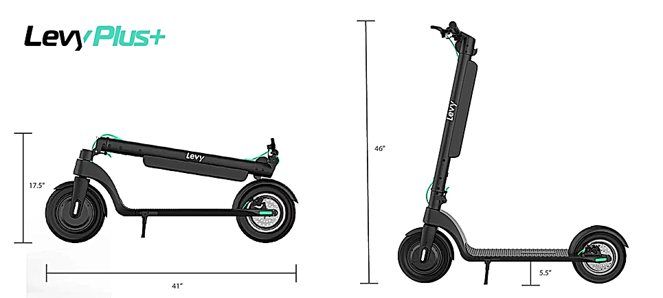 Levy Plus (36V) 350w Commuter Electric Scooter