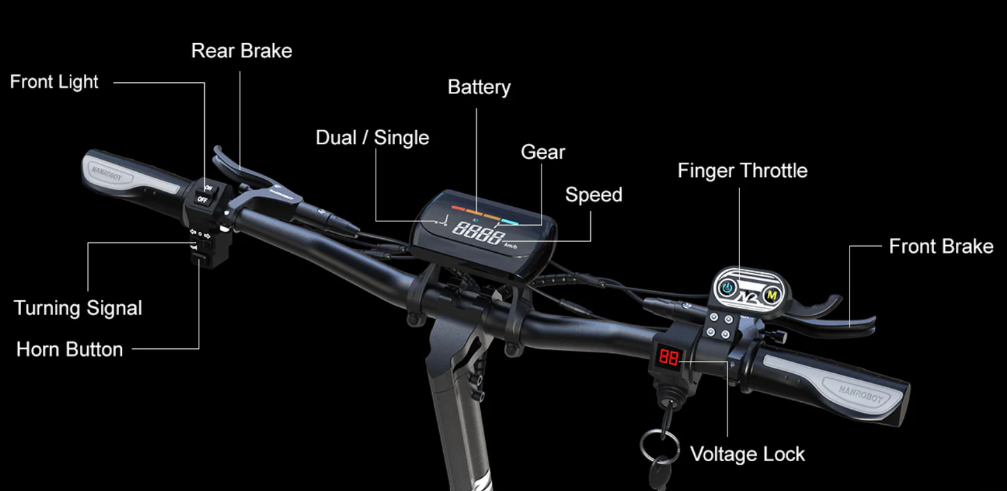 NANROBOT D6+2.0 Multi-Purpose Electric Scooter