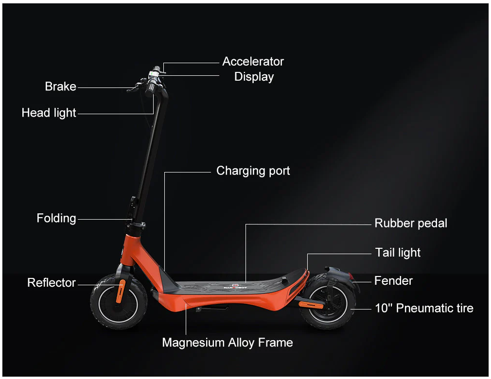 NANROBOT C1 (48V) Multi-Purpose Electric Scooter