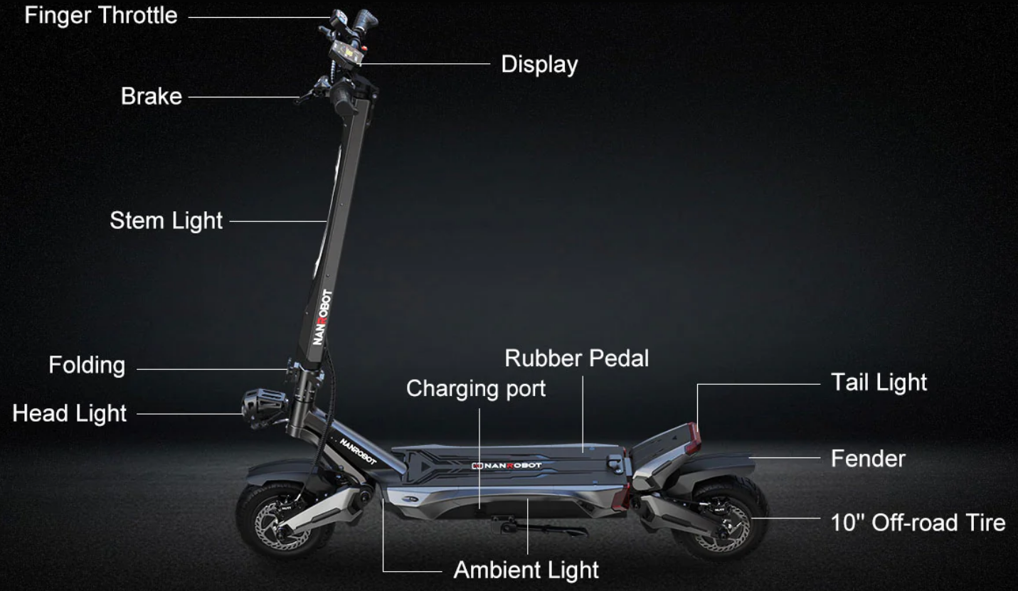 NANROBOT N6 (72V) Recreational Electric Scooter