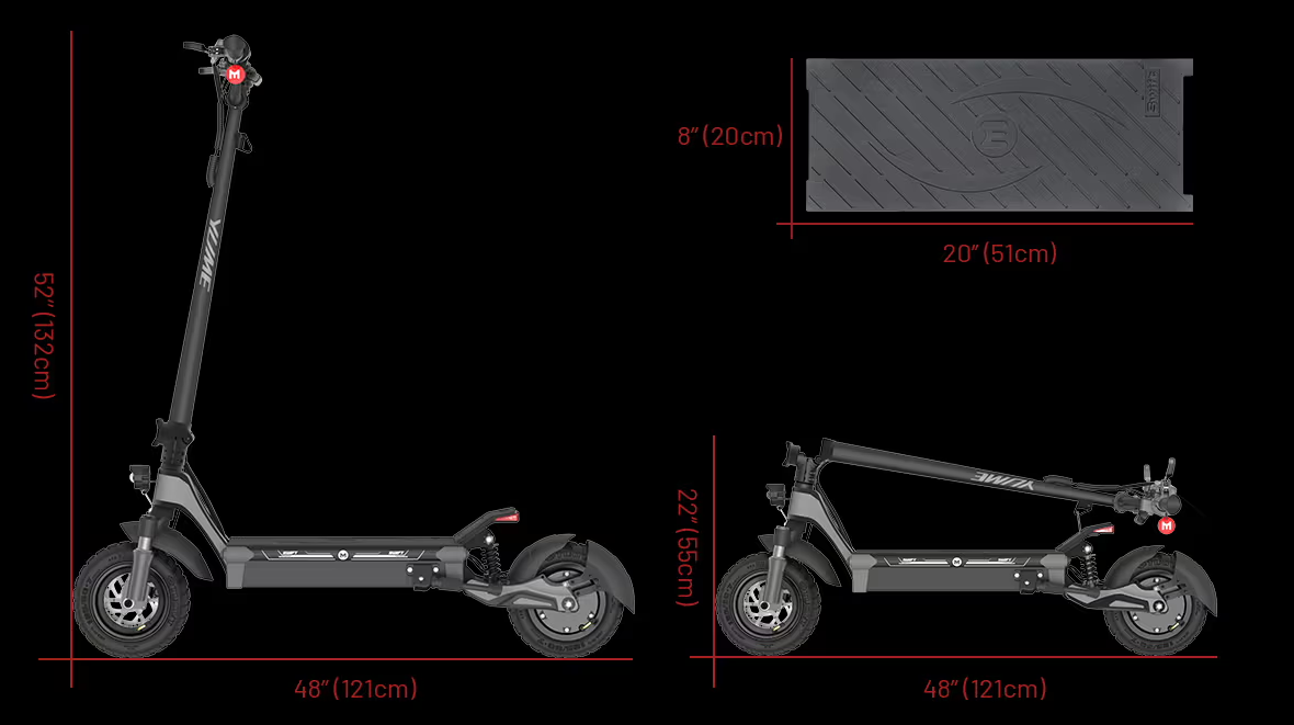 YUME Swift (48V) 1200w Multi-Purpose Electric Scooter