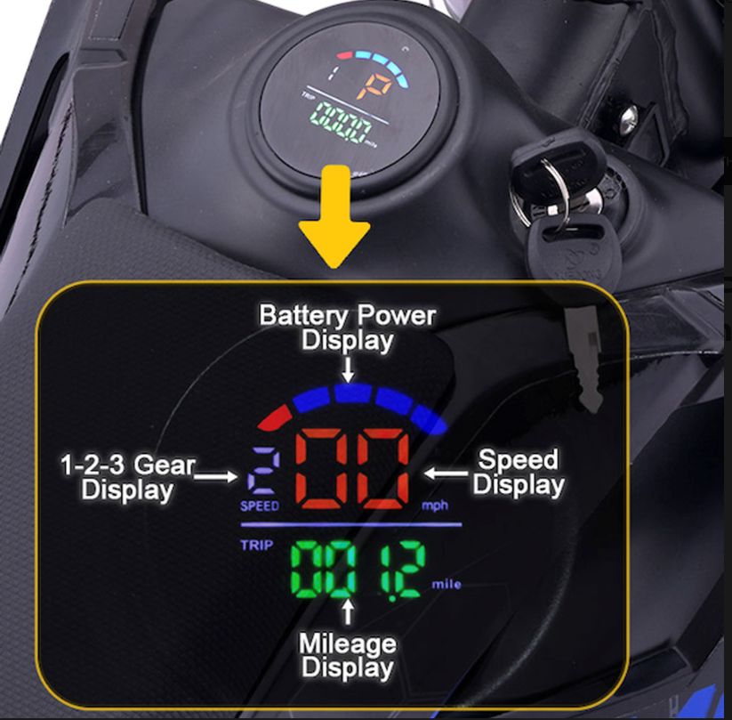 MotoTec Pro (72V) 5000w Lithium Electric Dirt Bike