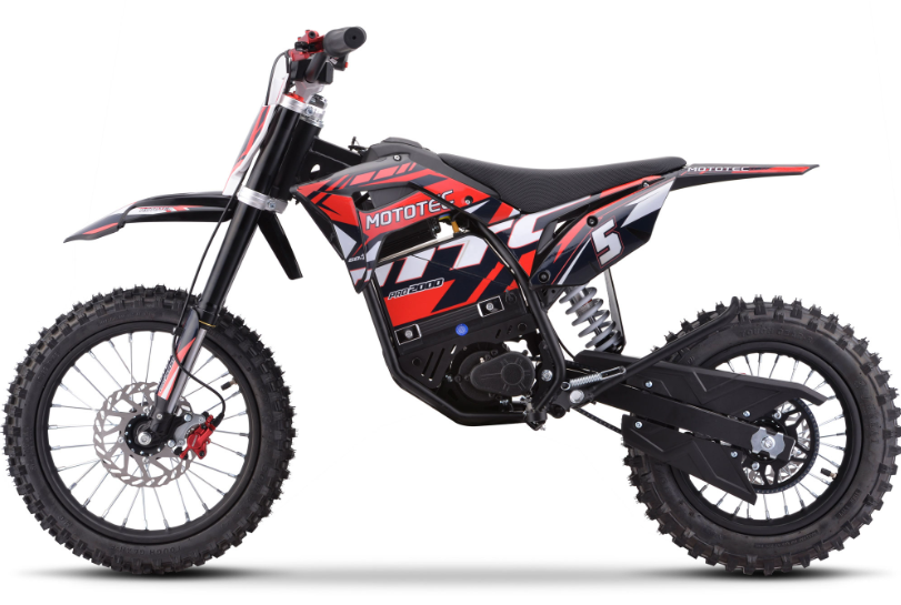MotoTec Pro 40MPH (60V) 2000w Lithium Electric Dirt Bike