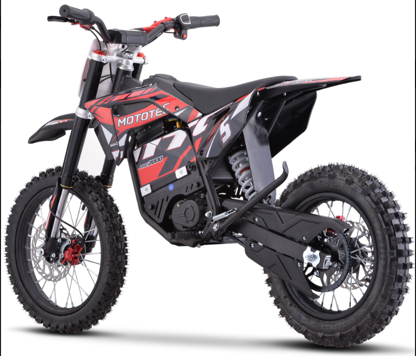 MotoTec Pro 40MPH (60V) 2000w Lithium Electric Dirt Bike