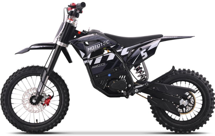 MotoTec Pro 40MPH (60V) 2000w Lithium Electric Dirt Bike