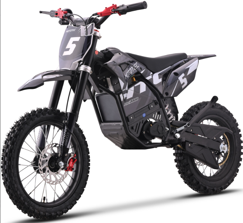 MotoTec Pro 40MPH (60V) 2000w Lithium Electric Dirt Bike