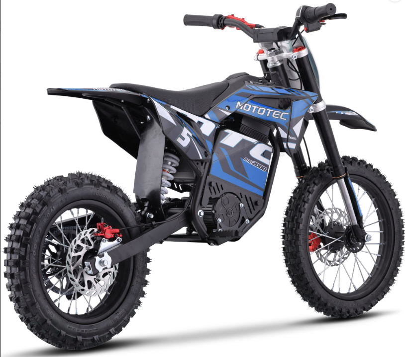MotoTec Pro 40MPH (60V) 2000w Lithium Electric Dirt Bike