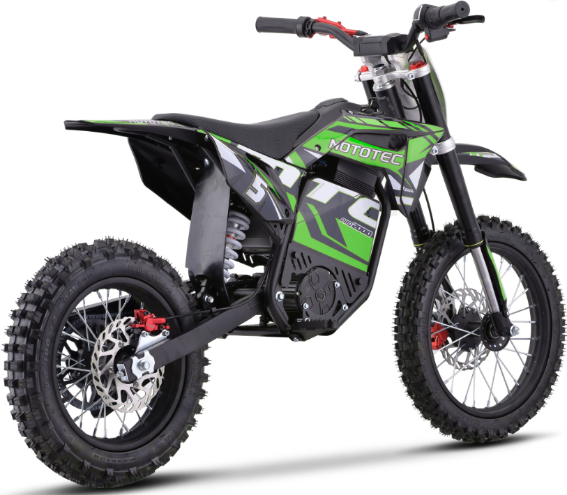MotoTec Pro 40MPH (60V) 2000w Lithium Electric Dirt Bike
