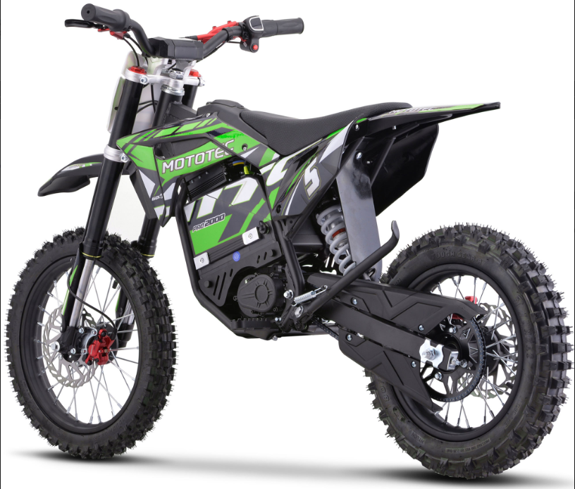 MotoTec Pro 40MPH (60V) 2000w Lithium Electric Dirt Bike