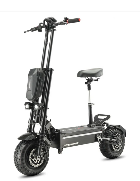 Teewing Z4 Pro 55 MPH Dual Motor All-Terrain Electric Scooter | 8000W | 65 Mile Long Range | Folding Adult E-Scooter