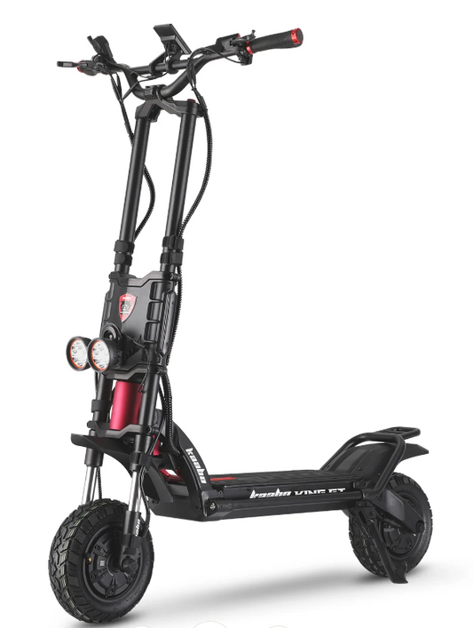 Kaabo Wolf King GT Pro 62 MPH Dual Motor Long Range Off-Road Electric Scooter | 8400W Peak | 112 Mile Range | Dual Stem E-Scooter