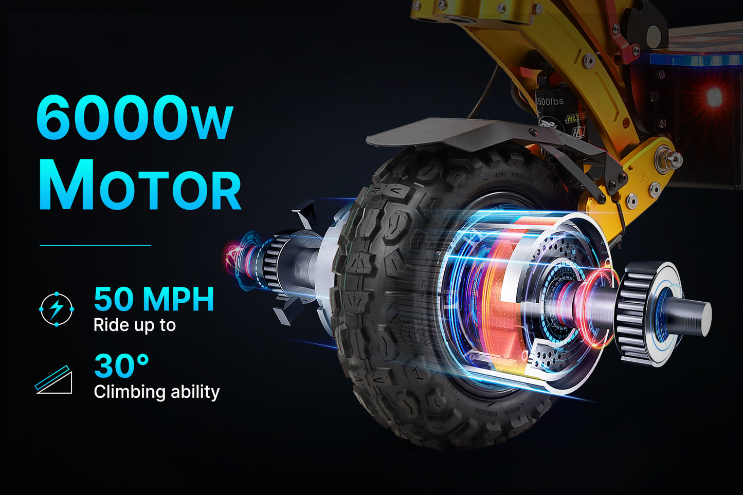 YUME X11+ (60V) 6000w Multi-Purpose Electric Scooter