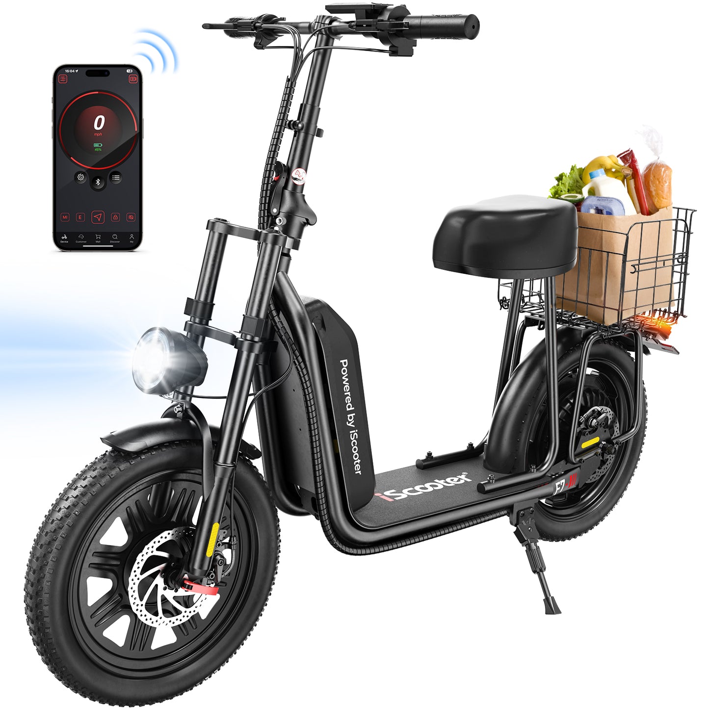 iScooter F7 (48V) 1000w Multi-Purpose Electric Scooter