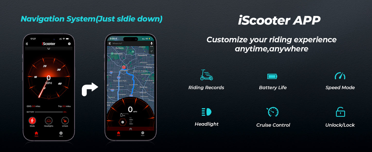 iScooter i10 Plus (42V) 800w Multi-Purpose Electric Scooter