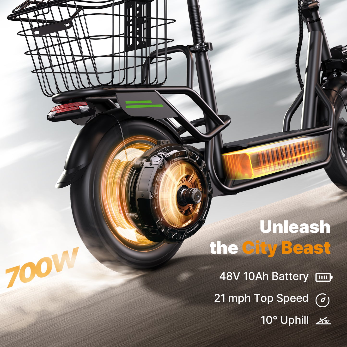 isinwheel Hyper X (48V) 700w Recreational Electric Scooter