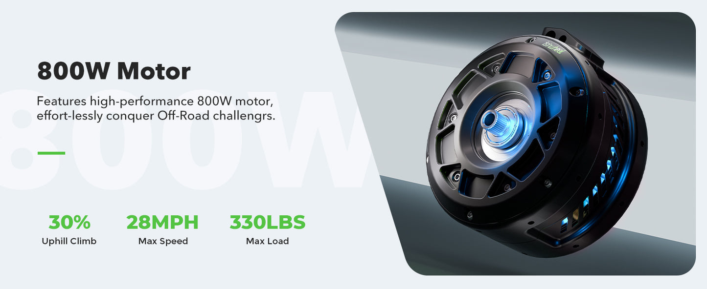isinwheel GT1 (48V) 800w Off Road Electric Scooter
