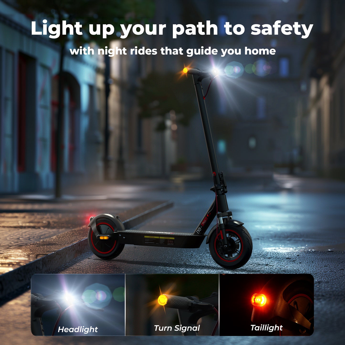 iScooter i10 Plus (42V) 800w Multi-Purpose Electric Scooter