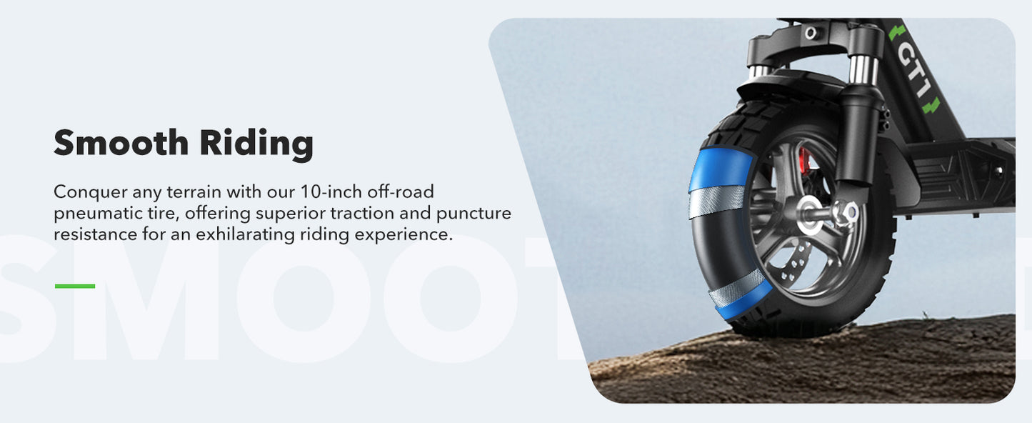 isinwheel GT1 (48V) 800w Off Road Electric Scooter