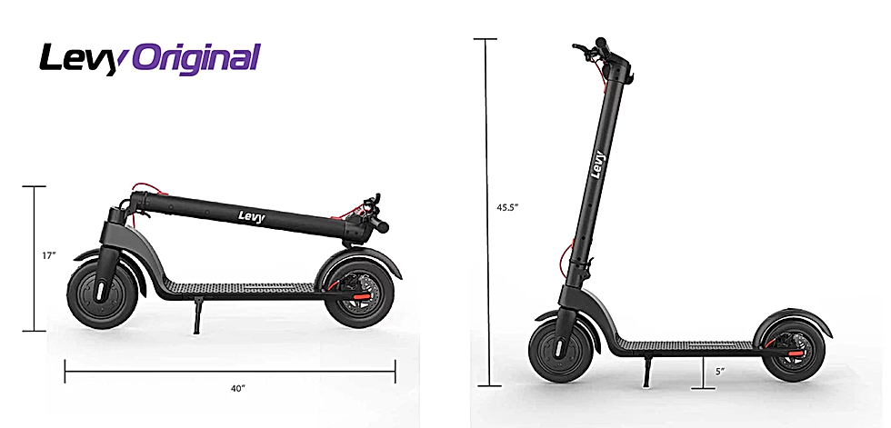 Levy Light Electrical Scooter. The everyday electric scooter, perfect for the daily commute.