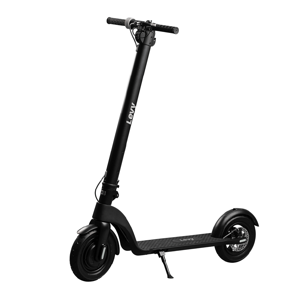 Levy Plus Electric Scooter. Levy's high end long range cruiser with double the range of the Levy Light.