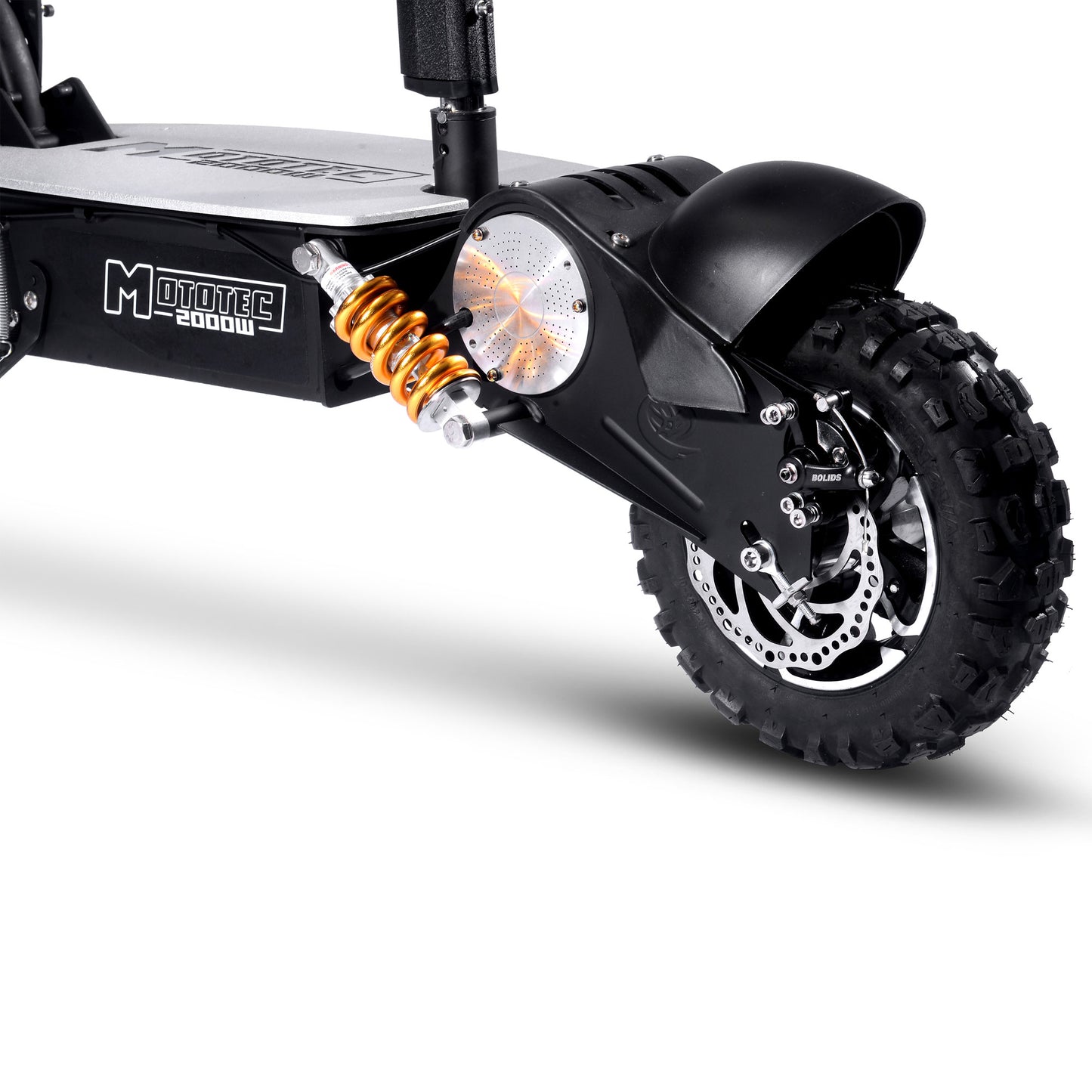 Mototec (48V) 2000w Black Multi-Purpose Electric Scooter