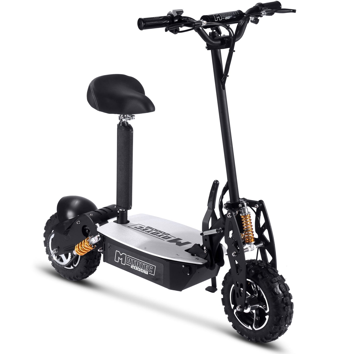 Mototec (48V) 2000w Black Multi-Purpose Electric Scooter