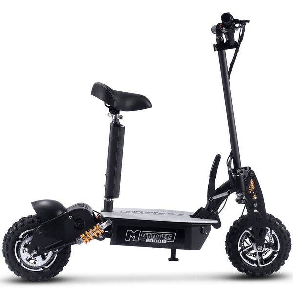 Mototec (48V) 2000w Black Multi-Purpose Electric Scooter