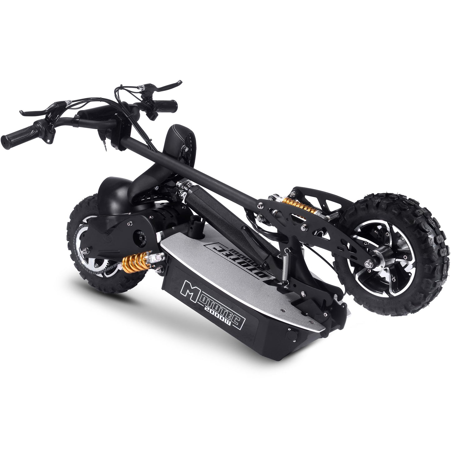 Mototec (48V) 2000w Black Multi-Purpose Electric Scooter