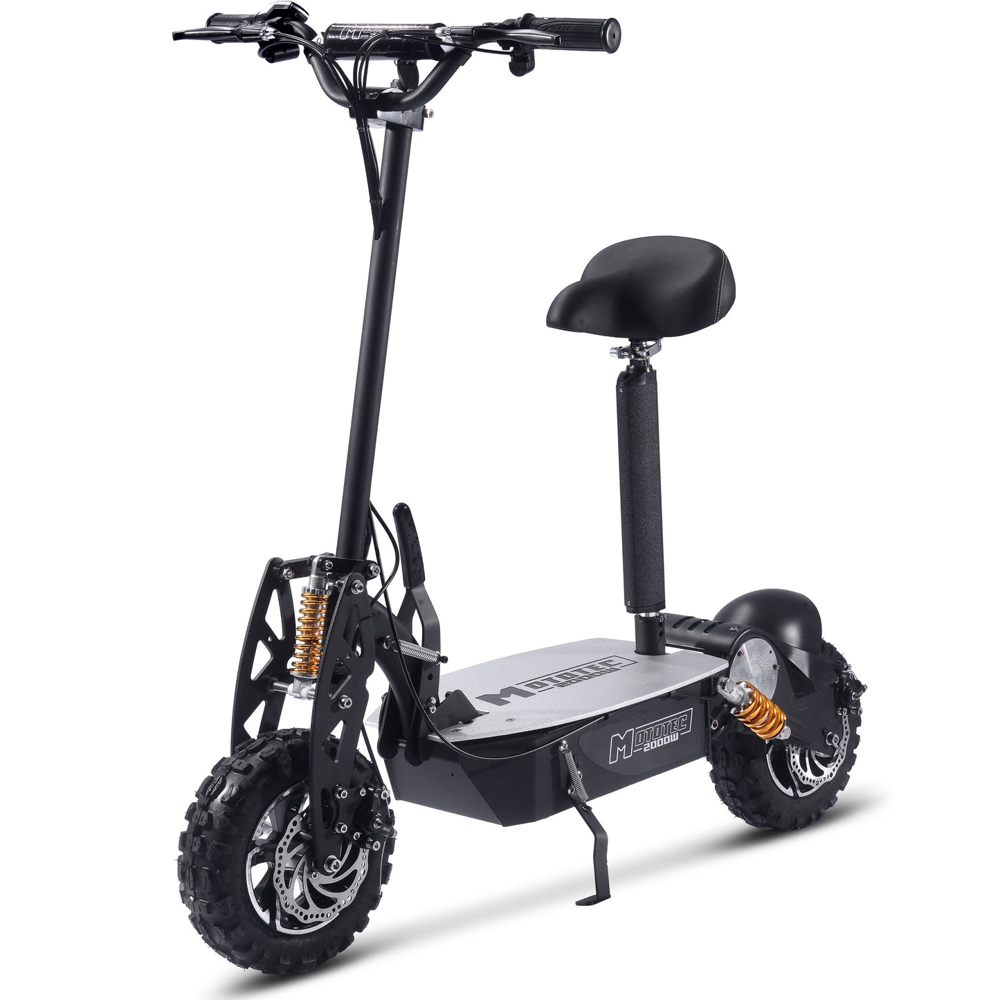 Mototec (48V) 2000w Black Multi-Purpose Electric Scooter