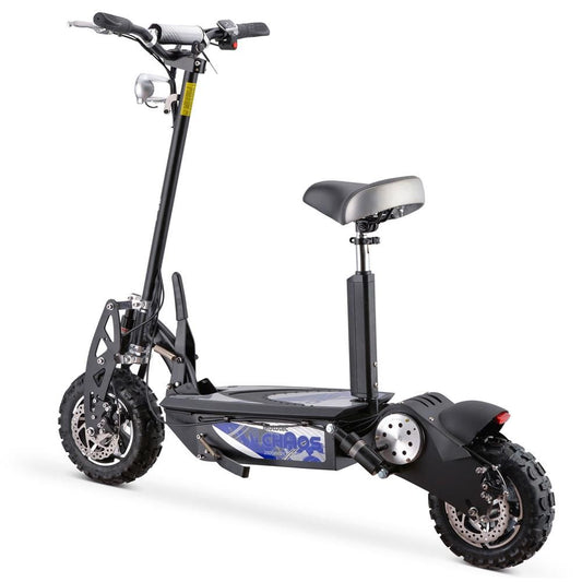 MotoTec Chaos (60V) 2000w Black Lithium Multi-Purpose Electric Scooter