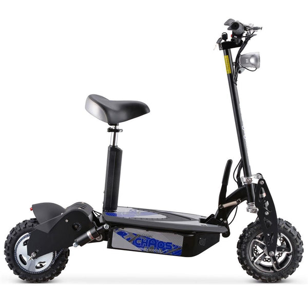 MotoTec Chaos (60V) 2000w Black Lithium Multi-Purpose Electric Scooter