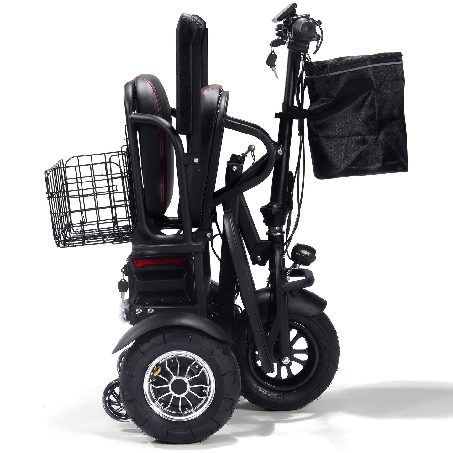 Mototec (48V) 1000w Lithium Folding Dual Motor Electric Trike Mobility Scooter