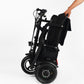 MotoTec Folding Mobility Electric Trike (48v) 700w Dual Motor Lithium Black