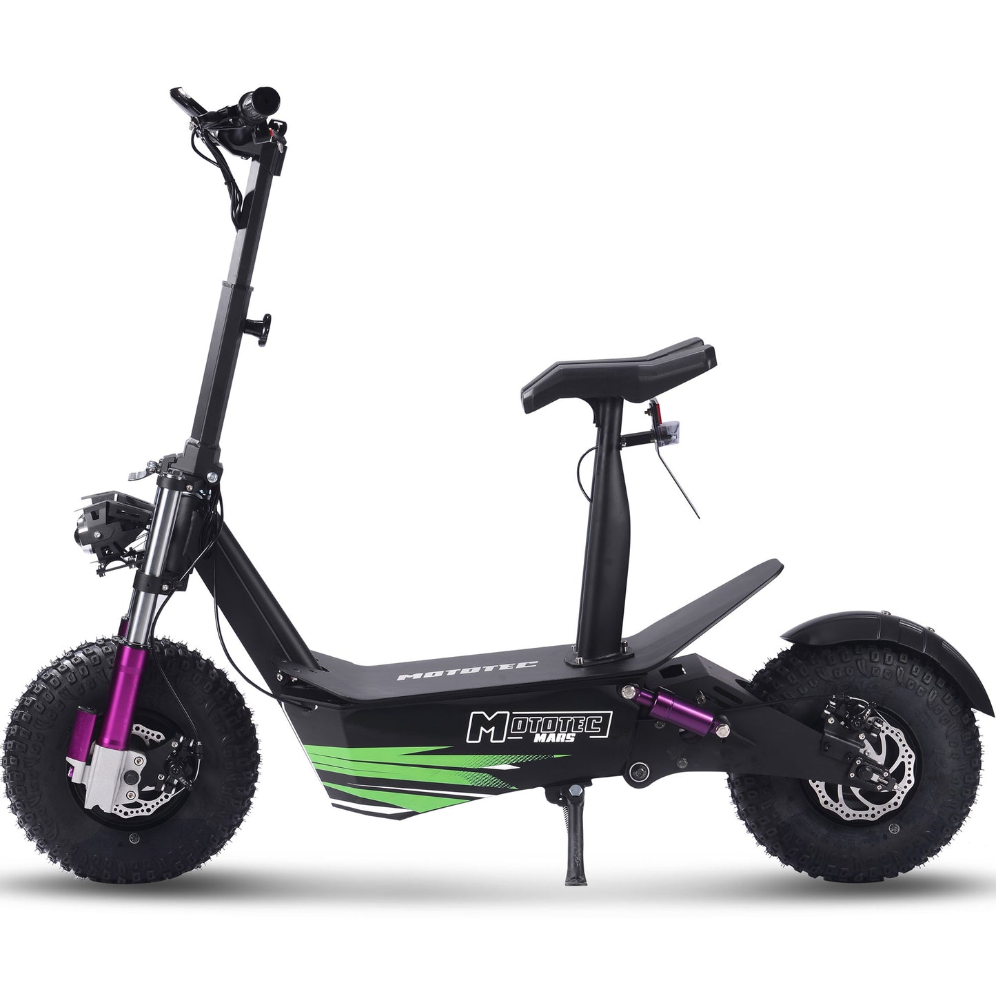 MotoTec Mars (48V) 2500w Black Multi-Purpose Electric Scooter