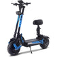 MotoTec Switchblade (60V) 4000w Blue Lithium Dual Motor Recreational Electric Scooter