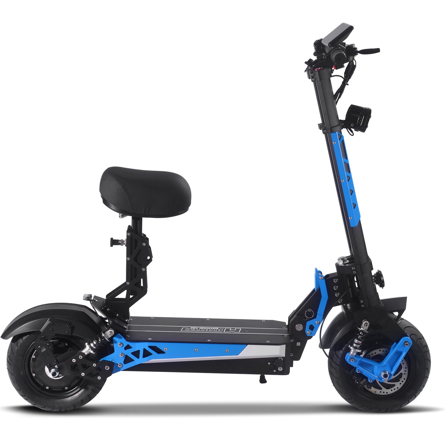 MotoTec Switchblade (60V) 4000w Blue Lithium Dual Motor Recreational Electric Scooter