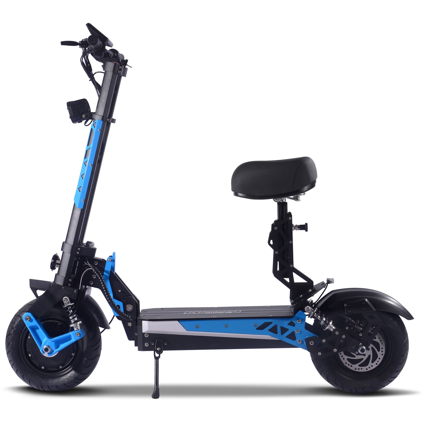 MotoTec Switchblade (60V) 4000w Blue Lithium Dual Motor Recreational Electric Scooter