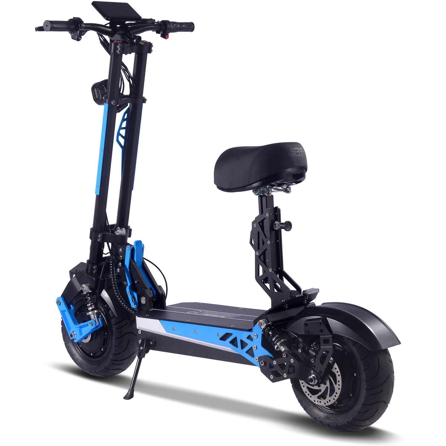 MotoTec Switchblade (60V) 4000w Blue Lithium Dual Motor Recreational Electric Scooter