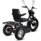 MotoTec Electric Trike (60V) 1800w Black