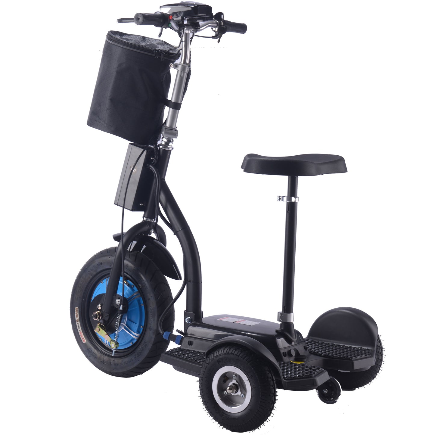 MotoTec (48V) 750w Lithium Folding Multi-Purpose Electric Three Wheel Mobility Scooter