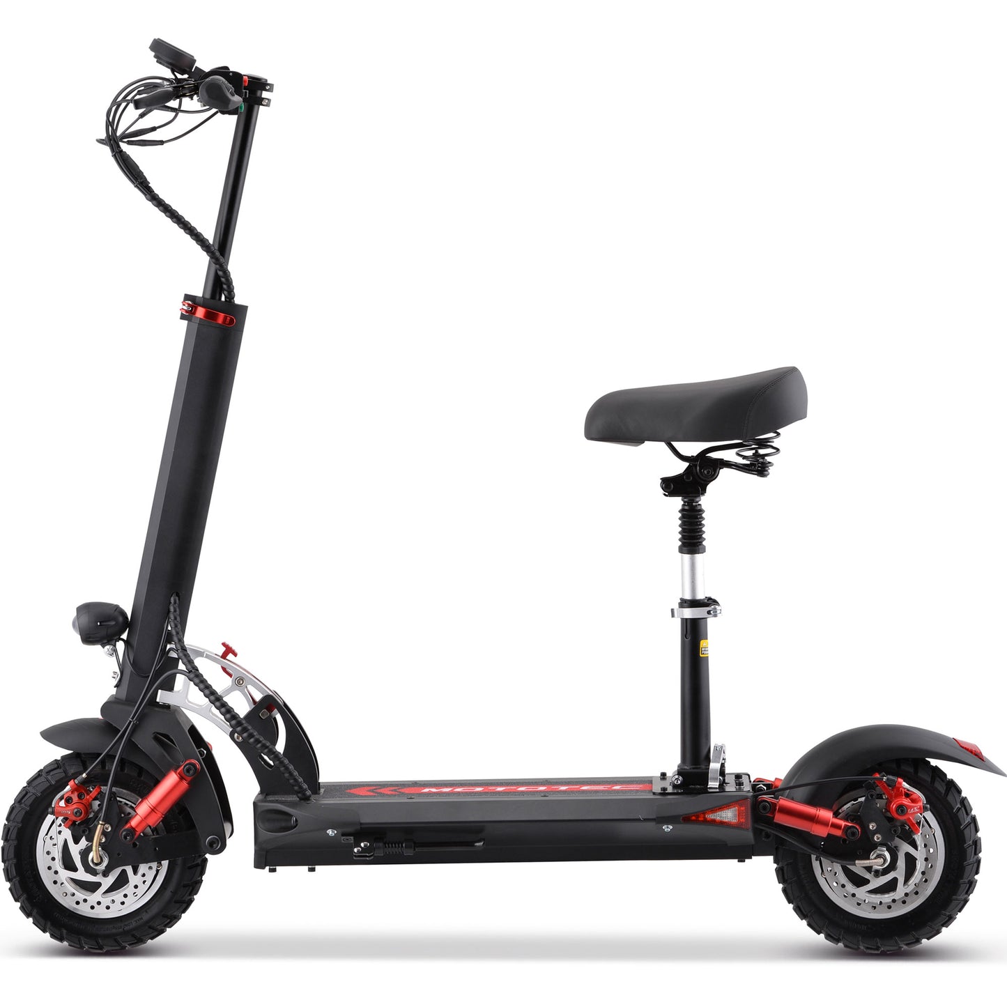 MotoTec Thor (60V) 2400w Black Lithium Recreational Electric Scooter