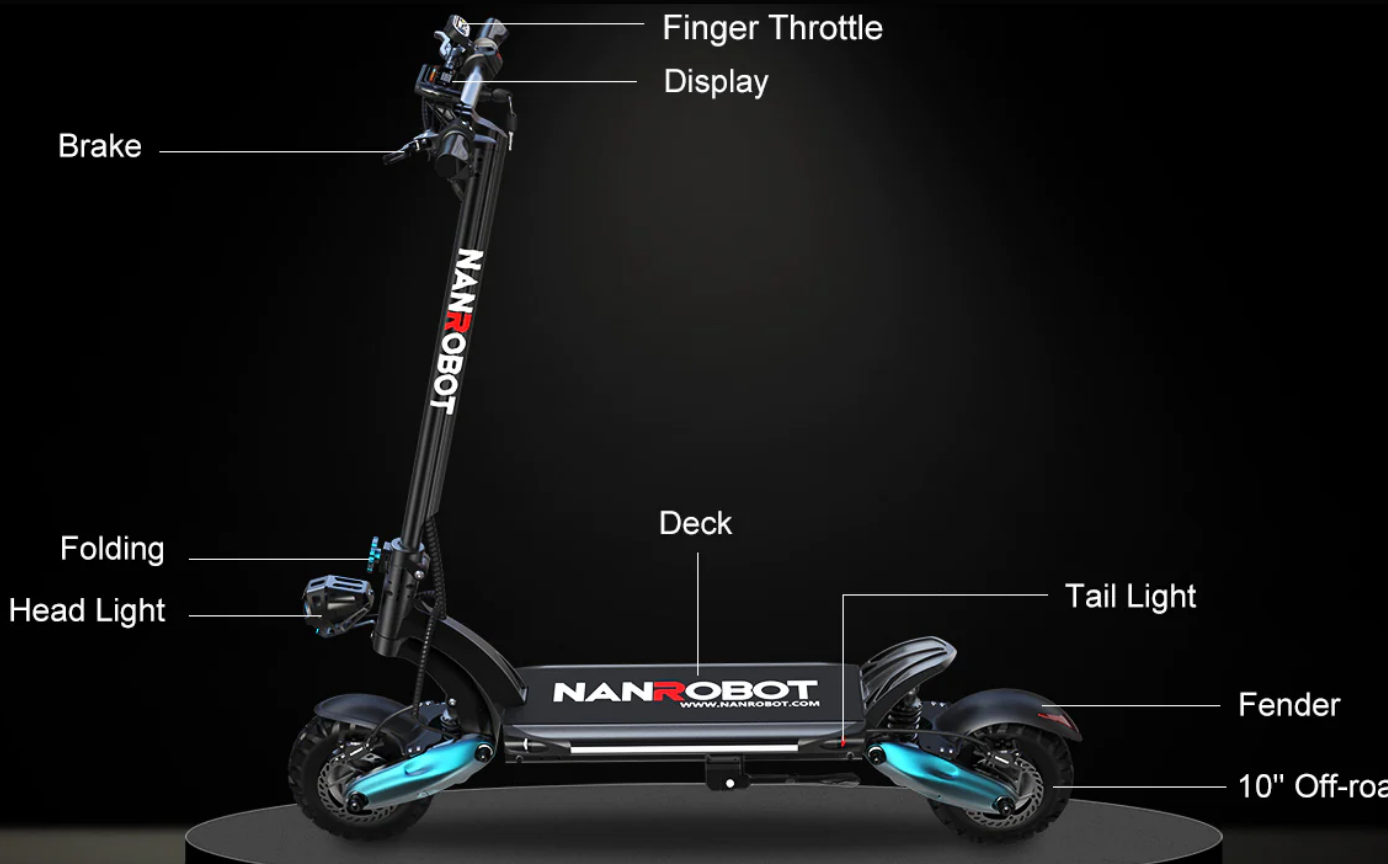 NANROBOT D6+2.0 Electric Scooter