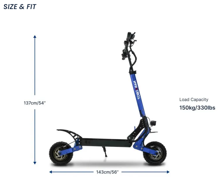 NANROBOT D4+3.0 (52V) Electric Scooter